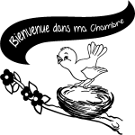 Sticker porte chambre enfant bienvenue