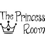 Sticker porte la chambre de princesse