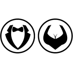 Sticker porte homme et femme Sticker porte homme et femme