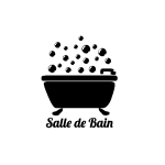 Sticker porte salle de bain bain bulles Sticker porte salle de bain bain bulles