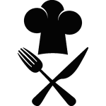 Sticker porte signe salle de cuisinier Sticker porte signe salle de cuisinier
