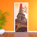 Sticker porte paris tour eiffel vintage