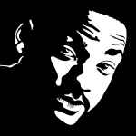 Sticker portrait will smith