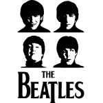 Sticker poster the beatles Sticker poster the beatles