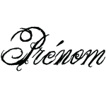 Sticker prénom personnalisable calligraphie déco Sticker prénom personnalisable calligraphie déco