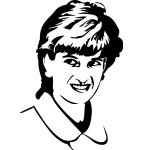 Sticker princesse diana