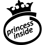 Sticker princesse intrieur