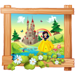 Sticker princesse rayonnante