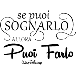 Sticker puoi farlo - walt disney Sticker puoi farlo - walt disney