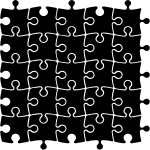 Sticker le puzzle gant