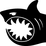 Sticker requin à pleines dents pour ipad Sticker requin à pleines dents pour ipad