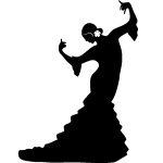 Sticker rvrence d'une danseuse