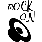 Sticker rock on Sticker rock on