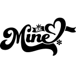 Sticker ruban be mine Sticker ruban be mine