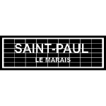 Sticker saint ? paul le marais Sticker saint ? paul le marais