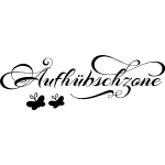 Sticker salle de bain citation authübschzone Sticker salle de bain citation authübschzone