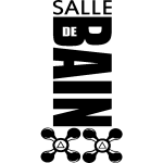 Sticker salle de bain et molécules Sticker salle de bain et molécules