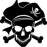 Sticker signe des pirates Sticker signe des pirates