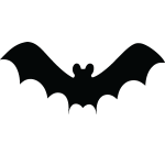 Sticker silhouette chauve - souris Sticker silhouette chauve - souris