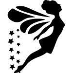 Sticker silhouette fe et les toiles