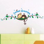 Stickers singe dormeur