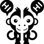 Sticker singes moiti