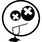 Sticker smiley globe