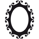 Sticker soleil baroque