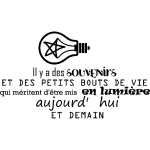 Sticker des souvenirs et des petits bouts de vie