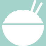 Sticker tableau blanc bol de riz