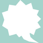Sticker tableau blanc bulle de parole i Sticker tableau blanc bulle de parole i