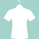Sticker tableau blanc chemise pour homme