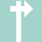 Sticker tableau blanc design flche