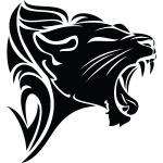 Sticker tte de lion