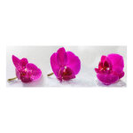 Sticker tête de lit design trois fleurs Sticker tête de lit design trois fleurs