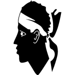 Sticker tte de maure