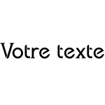 Sticker texte personnalisable classique sublime Sticker texte personnalisable classique sublime