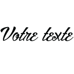 Sticker texte personnalisé calligraphie old school Sticker texte personnalisé calligraphie old school