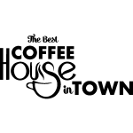 Sticker the best coffee house in town Sticker the best coffee house in town
