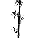 Sticker une tige de bambou