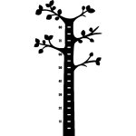 Sticker toise arbre