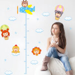 Sticker toise enfants dguiss en animaux