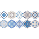 Stickers tomettes sol alina anti - drapant