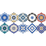 Stickers tomettes sol salvatore anti - drapant
