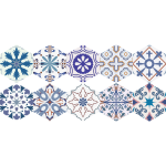 Stickers tomettes sol tisila anti - drapant