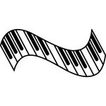 Sticker touches de piano