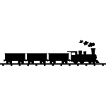Sticker train  vapeur