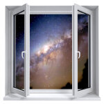 Sticker trompe l'oeil nebulas Sticker trompe l'oeil nebulas