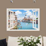 Sticker trompe l'oeil venise