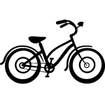 Sticker vlo pour enfant